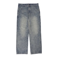 Passport Pants Workers Club Straight Leg Jean Faded Wash Grey image