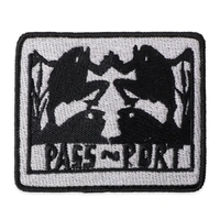 Passport Patch Scissorcraft Black/Silver image