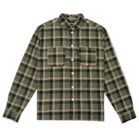 Passport Shirt Workers Check Stem Logo Moss image