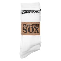 Passport Socks 3pk Sox White US 8-12 image