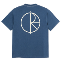 Polar Tee Contrast Stroke Logo Grey/Blue image