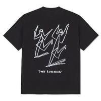 Polar Skate Co. Tee Two Runners Black image