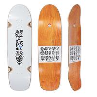 Polar Skate Co. Deck Faces Wheel Well Shin Sanbongi Surf Shape White 9.0 Inch Width image