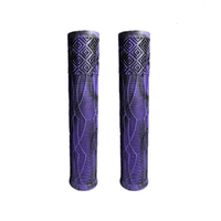 QBP 162mm Scooter Grips Purple Black image