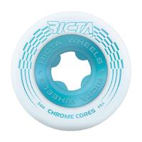 Ricta Wheels Chrome Core White Teal 99a 54mm image