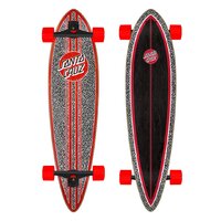 Santa Cruz Complete Longboard Amoeba Dot Pintail 9.5 x 39 image