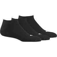 Adidas Youth Socks Low Trefoil Liner 3pk Black US 3-5.5 image