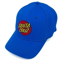 Santa Cruz Youth Hat Classic Dot Curved Blue image