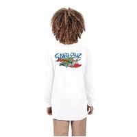 Santa Cruz Youth Tee L/S Meek Slasher White image
