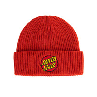 Santa Cruz Youth Beanie Classic Dot Patch Red image