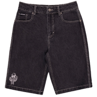 Santa Cruz Youth Shorts Tripper Stack Carpenter Jean Washed Black image