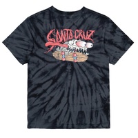 Santa Cruz Youth Tee Bone Slasher Black Tie Dye image