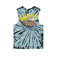 Santa Cruz Youth Muscle Bone Slasher Ocean Tie Dye image