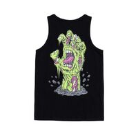 Santa Cruz Youth Muscle Walking Hand Tank Black Glow In The Dark image