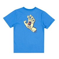 Santa Cruz Youth Tee Opus Screaming Hand Blue image