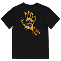 Santa Cruz Youth Tee Oversized Bone Hand Cruz Black image