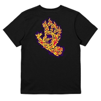 Santa Cruz Youth Tee Flame Strip Hand Black image