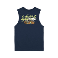 Santa Cruz Youth Muscle Bone Slasher Navy image