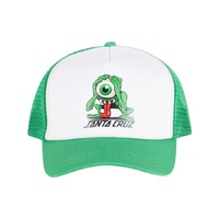 Santa Cruz Youth Hat Eyegore Strip Trucker Light Green image