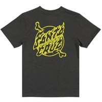 Santa Cruz Youth Tee Crossbone Dot Mono Onyx image
