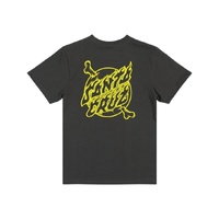 Santa Cruz Youth Tee Crossbone Mono Centre Onyx image