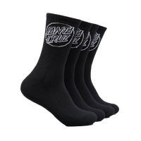 Santa Cruz Socks Opus Dot 4pk Black Mens US 7-11 image