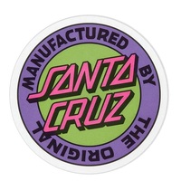 Santa Cruz Sticker MFG Dot Green image