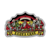 Santa Cruz Sticker Guzman Dead Diners Gloss 4.5 inches image