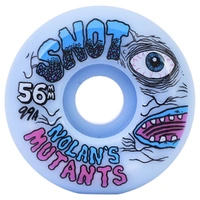 Snot Wheel Co Nolan's Mutants Ice Blue Conical 56mm 99a image