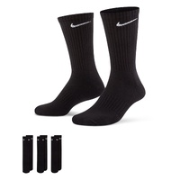 Nike Socks Crew Everyday Cush 3pk Black image