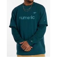 New Balance NB Numeric Tee Text Logo Medusa Green image