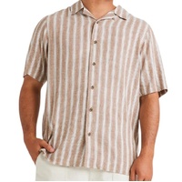 RVCA Shirt Beat Stripe Vintage Ermine image