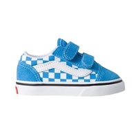 Vans Youth Old Skool V Checkerboard Bright Azure image