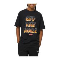 Vans Youth Tee Digi Flames Black image