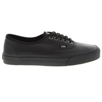 Vans Authentic Leather Black/Black image