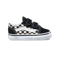 Vans Youth Old Skool Velcro Primary Check Black/White image