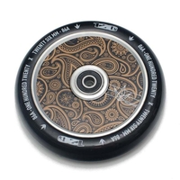 Envy Scooter Wheel Hollow Core Gold Bandana/Black 120mm (Single) image