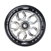 Envy Scooter Wheel Lambo Chrome/Black 120mm (Single) image