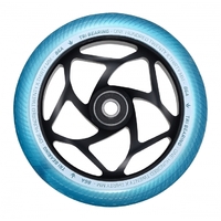 Envy Scooter Wheel 30mm Width Black/Teal 120mm (Single) image