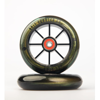 Grit Wheels Alloy 110mm Wheels - Gold Urethane with Black Core (pair) image