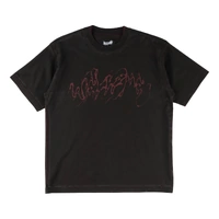 Welcome Tee Weep Overprint Knit Black/Plum image