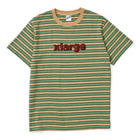 XLARGE Tee Hackers Stripe Green/Yellow image