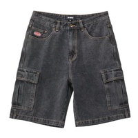 XLARGE Shorts Baggy Cargo Denim 91 Washed Black image