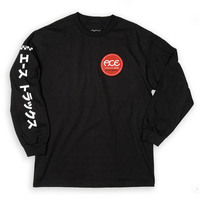 Ace L/S Tee Katakana Black image