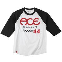 Ace Tee Raglan 415 White/Black image