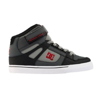 DC Youth Pure High Top Elastic Laces V Grey/Black/Red image