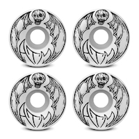 ATM Wheels 54mm (99a) Bat Skull White image