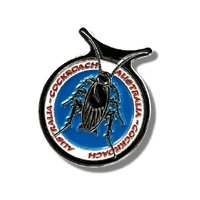 Cockroach Punker Enamel Pin image