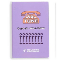 Dial Tone Matchbook Bolts (1") Allen Black image