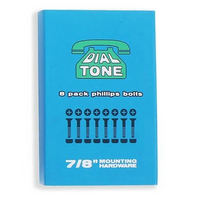 Dial Tone Matchbook Bolts (7/8") Phillips Black image